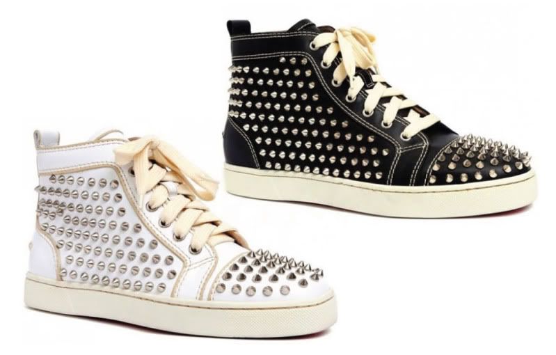louboutin studded sneakers